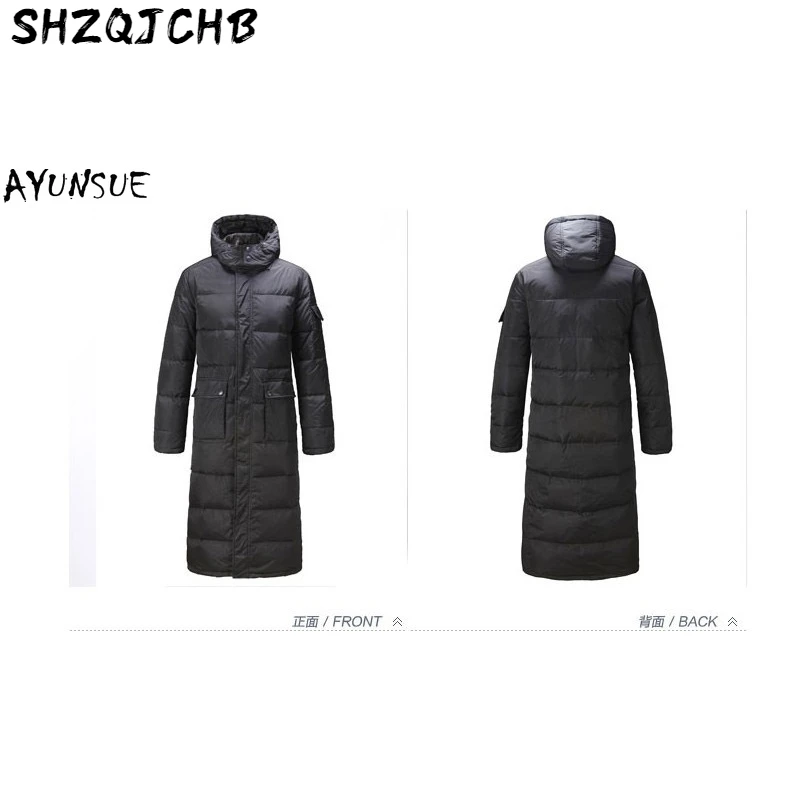 

JCHB 2021 Winter Jacket Men Long Coat Men Clothing Plus Size Parka Down Cotton Puffer Mens Jackets and Coats Parkas Hombre