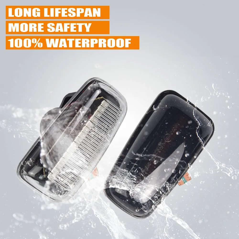 

For Citroen Berlingo Jumpy Saxo Xantia ZX Peugeot 106 36 406 806 EXPERT PARTNER 2x LED Turn Signal Dynamic Side Marker Light
