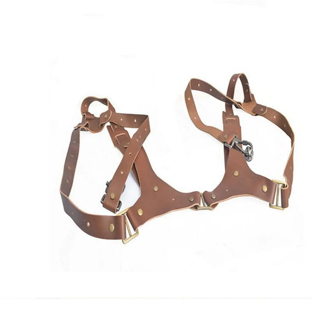 

Подтяжки для фотографа для косплея, кожаный наплечный ремень для камеры, двойной ремень, Регулируемый аксессуар для фотосъемки SLR