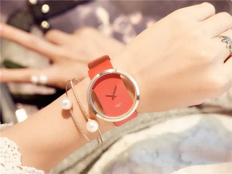 

Women Casual Quartz Watch Leather Band Watch Analog Wrist Watch Fashion Zegarki Damskie 2020 New Hot Sale Women Watches #B