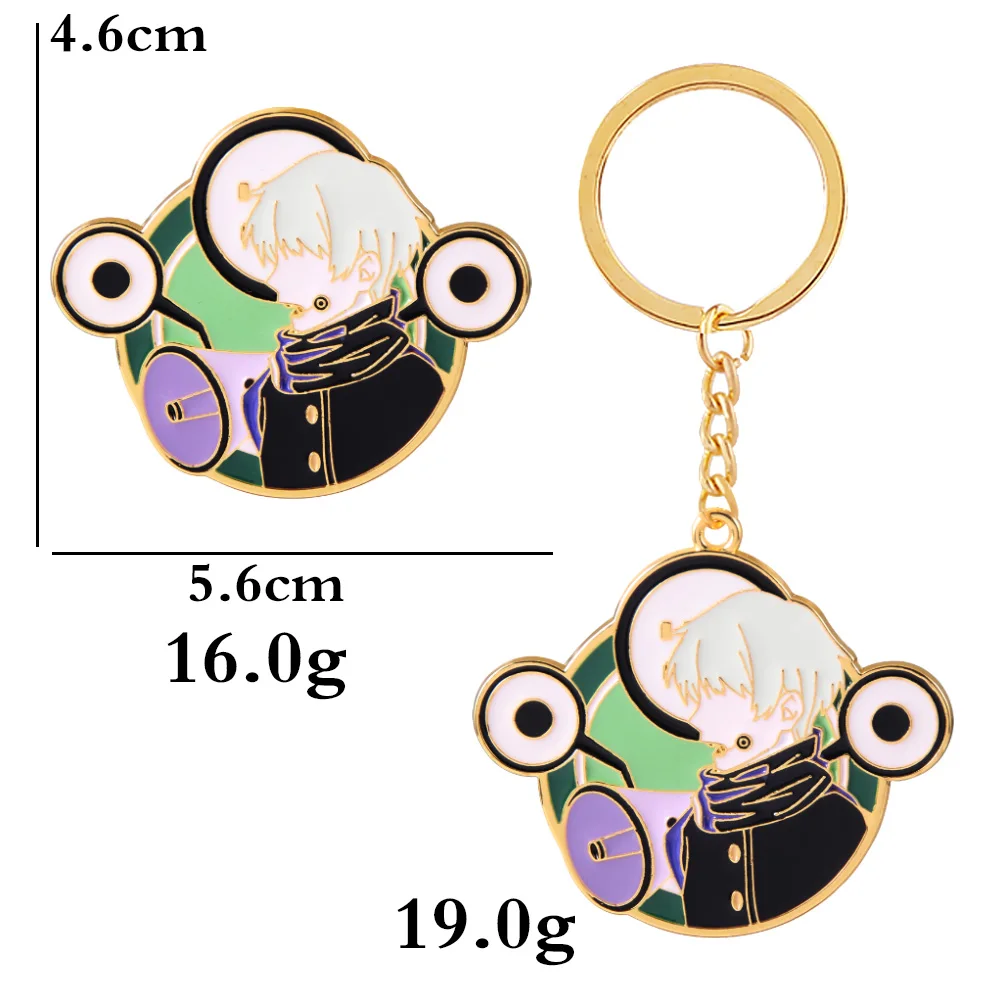 

Big Size Anime Jujutsu Kaisen Inumaki Toge Pins Brooch Cool Cartoon Figure Gojo Satoru Enamel Badge Brooches Lapel Pin Jewelry
