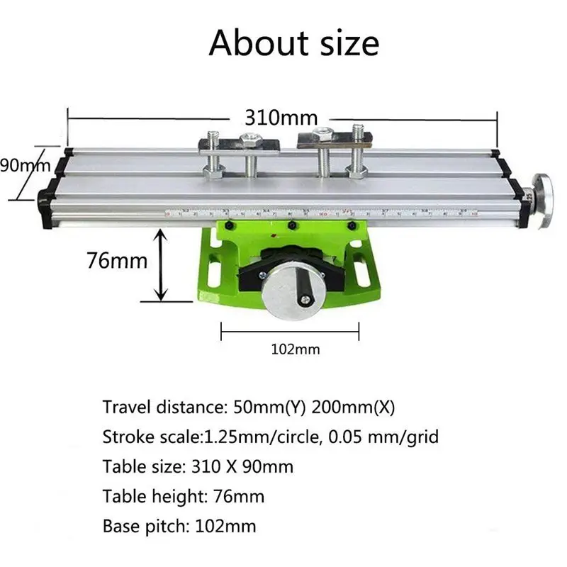 Bg630 Multifunction Worktable Milling Working Table Machine Compound Drilling Slide For Bench Drill | Инструменты