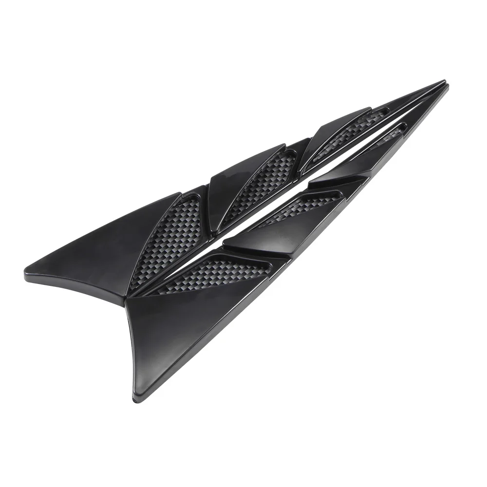 Наклейки на капот автомобиля черные универсальные боковые воздухозаборные