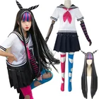 Костюм Ibuki Mioda для косплея, униформа Jk для студенток, 6 комплектов и парик, костюм на Хэллоуин, XS-3XL