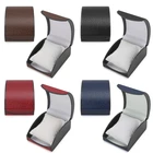 Роскошная коробка для наручных часов чехол Подарок для ювелирного браслета держатель из искусственной кожи