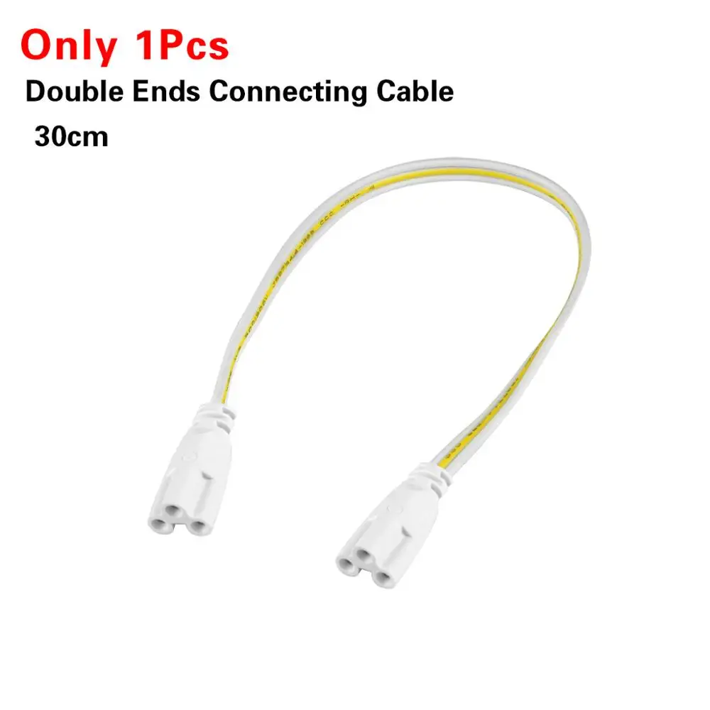 Connect Wire T5 светодиодный лазерная трубка 60 см 30 220V 230V Светодиодный лампа 10 Вт 6 Вт светодиодный люминесцентная лампа для Внутреннее освещение кухни 2835 SMD светодиодный светильник Тубо - Испускаемый цвет: Connect Wire