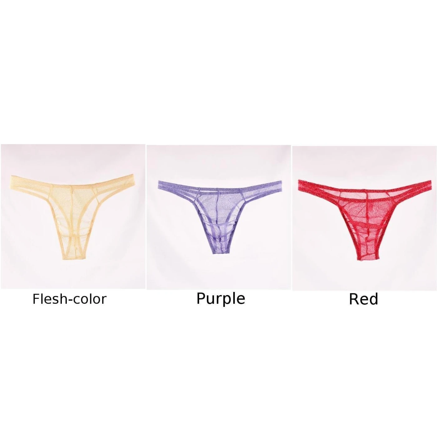 Мужские сексуальные эластичные микро стринги нижнее белье прозрачные мини