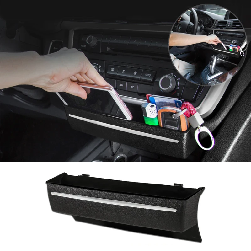 

For BMW 3/4 series F30 F32 F34 F36 316i 320i 328i Car Inner Center Console CD Panel Replacement Buckle Storage Box Accessories