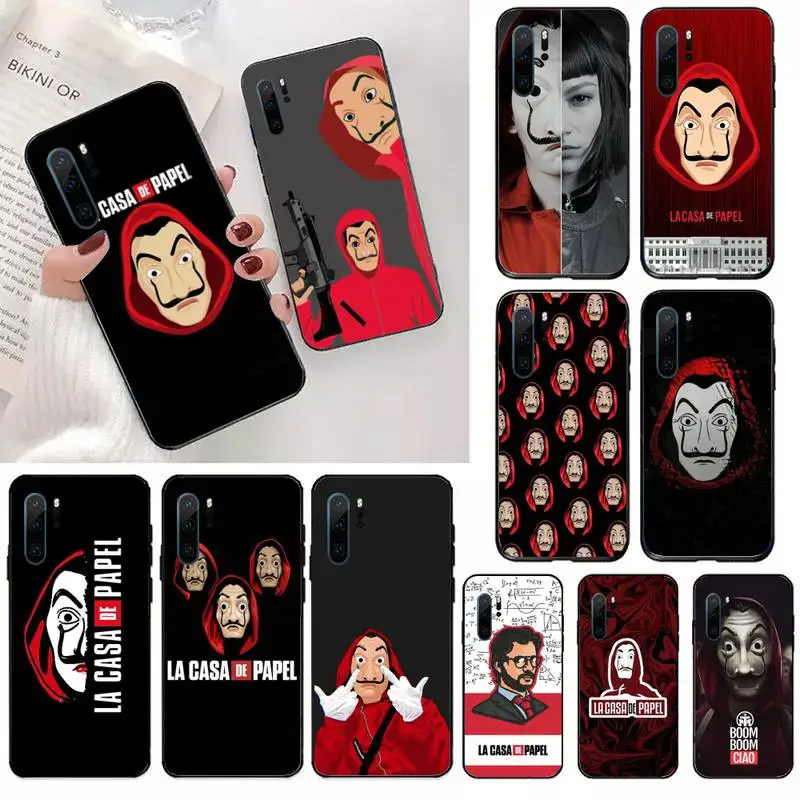 

Spain TV Money Heist House Paper Phone Case For Huawei P20 P30 P40 lite Pro P Smart 2019