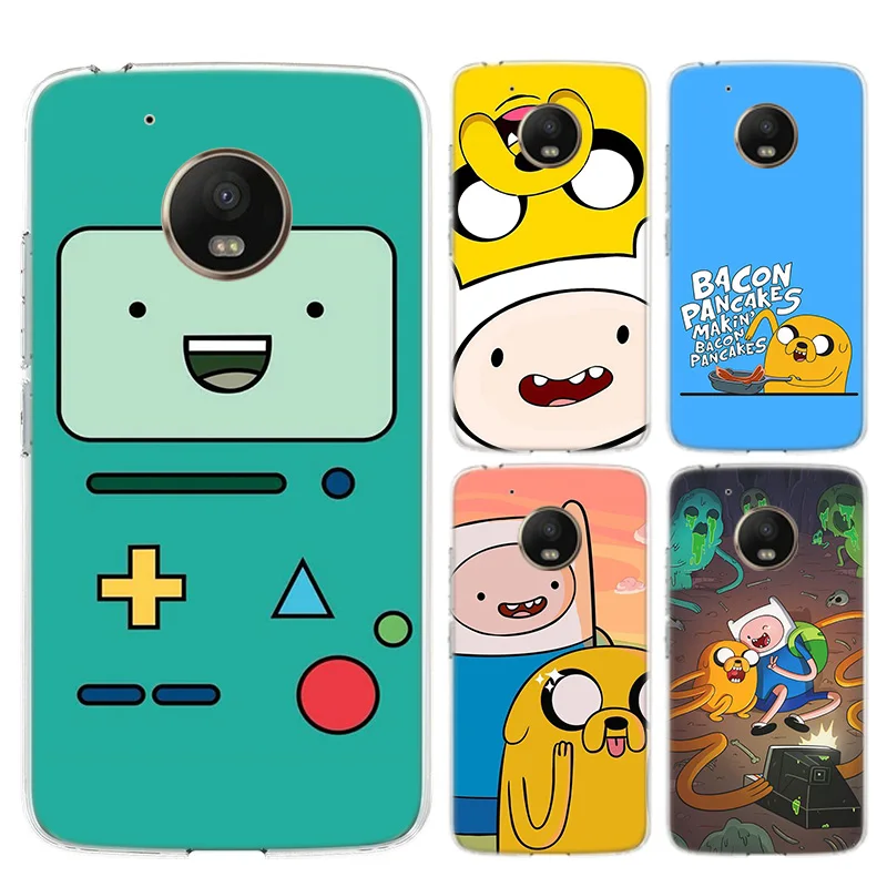 

Adventure time Luxury TPU Silicone Phone Back Case For Motorola MOTO G8 G7 Power Lite G5 G5S G6 E4 E5 E6 Plus G4 Play Cover