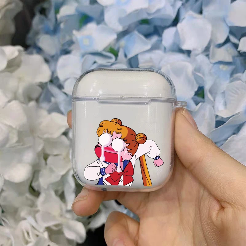 

Fashion Cartoon Japanese Anime Sailor Moon TPU silicone Airpod Case For Airpods 2 Airpods1 Airpods pro 3 TPU Fundas