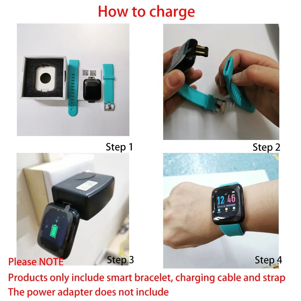 

Smart Watch Blood Pressure Measurement Waterproof Fitness wristwatch Bluetooth fitness wristwatch Men Women kids hours hodinky