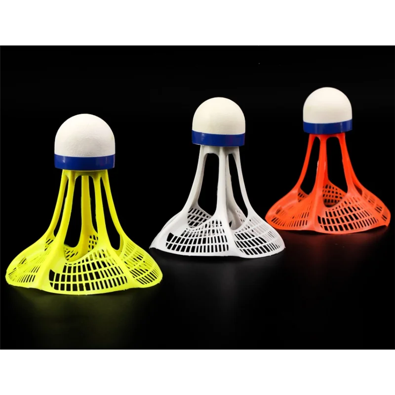 

2021 New AirShuttle Outdoor Badminton Plastic Ball Nylon Shuttlecock Ball Stable Resistance 3pcs/Pack