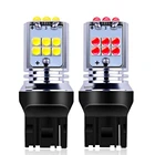 2 шт. T20 7440 W21W WY21W супер яркий 1800Lm светодиодный автоматический сигнал поворота, лампа заднего хода, Тормозная лампа, дневной ходовой светильник, белый, красный, желтый