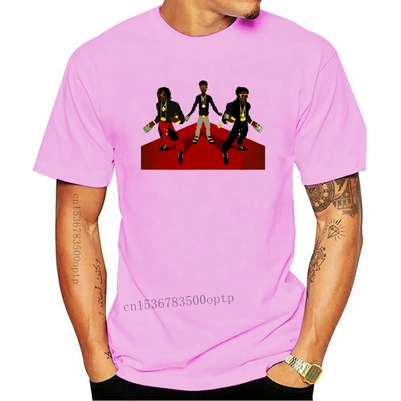 

Футболка Migos мужская с круглым вырезом, дышащая Повседневная рубашка в стиле хип-хоп, уникальный дизайн, уличная одежда, большие размеры, на ...