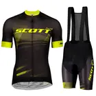 Новинка лета 2021 Мужской горный велосипед Скотт с коротким рукавом дышащий велосипедный костюм