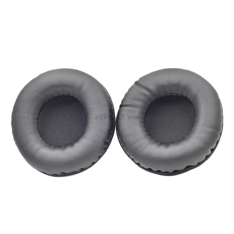 

Almohadillas para los oídos de espuma de cuero suave reemplazadas, color negro, para SONY MDR-XD100 MDR-XD200 XD150, 1 par