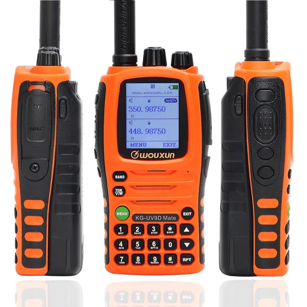 10 Вт Wouxun KG-UV9D mate 7Band включая AirBand 3200 мАч перекрестный репитер рация A mate ur Ham Радио обновление KG-UV9D Plus