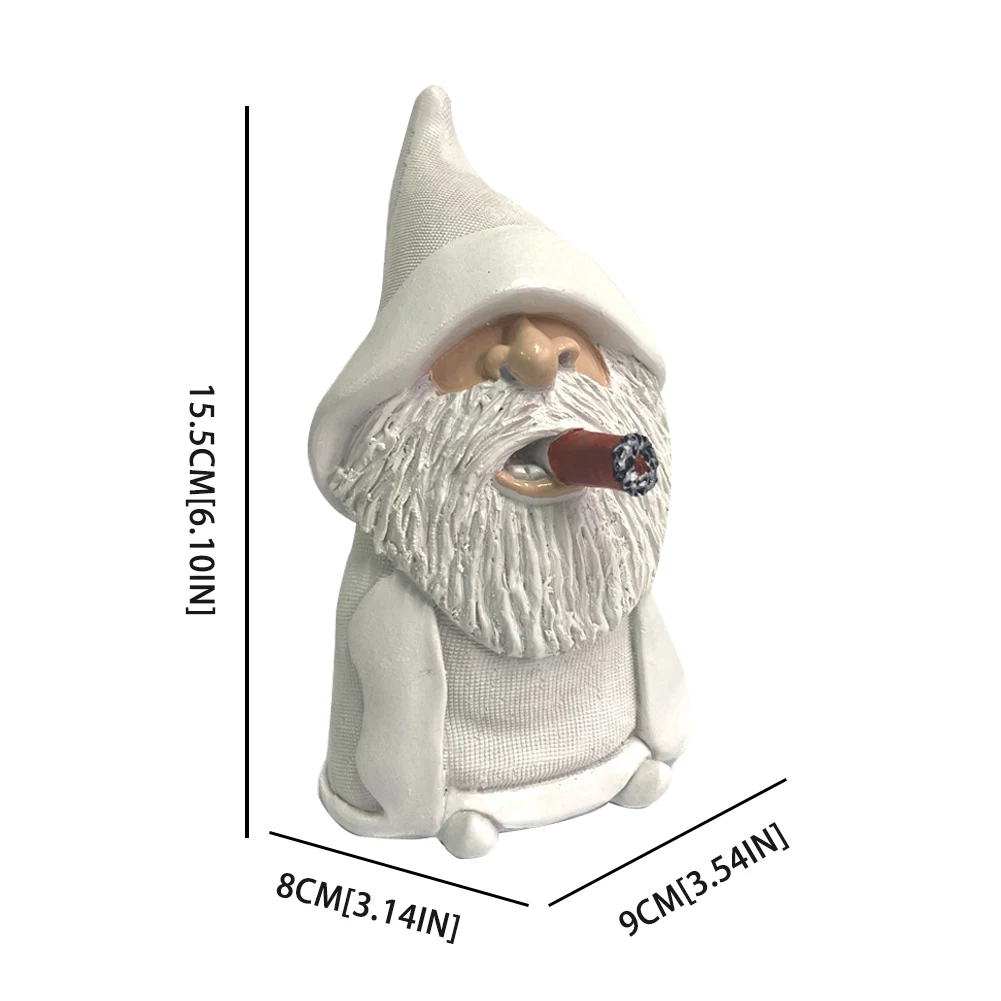 

Fairy Garden Gnomes Resin Gnome Figures Ornament Fairy Dwarf Craft Naughty Figurine For Garden Decoration Outdoor Ornaments