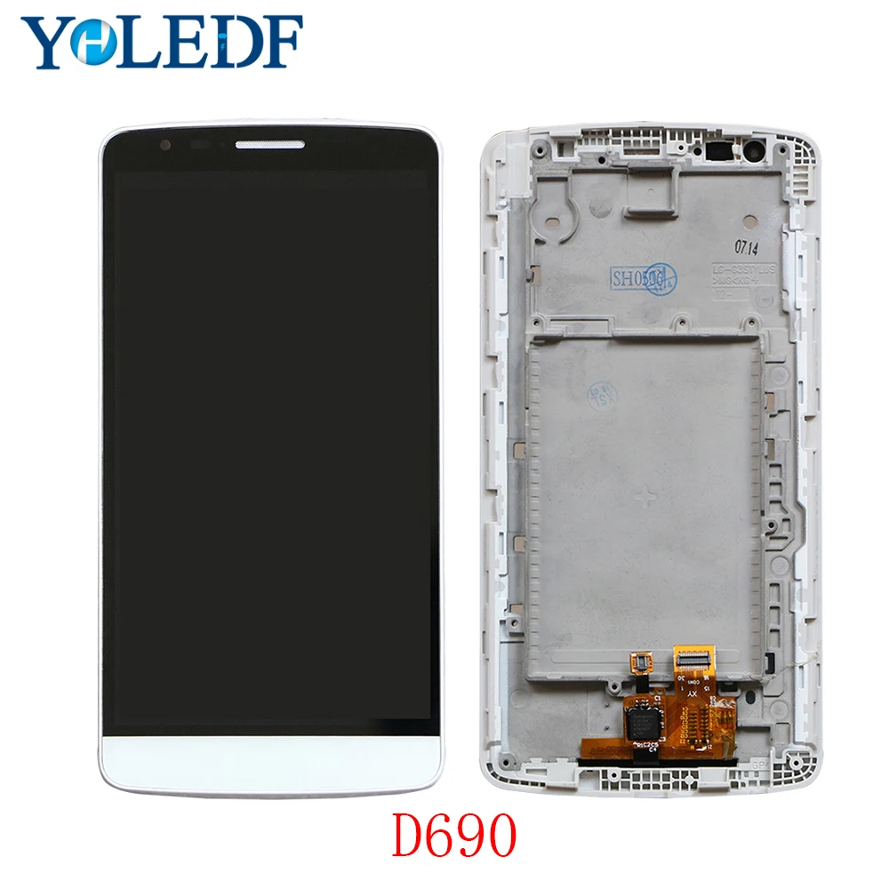 Протестированный IPS ЖК дисплей для LG G3 Stylus D690 Pantalla сенсорный экран панель