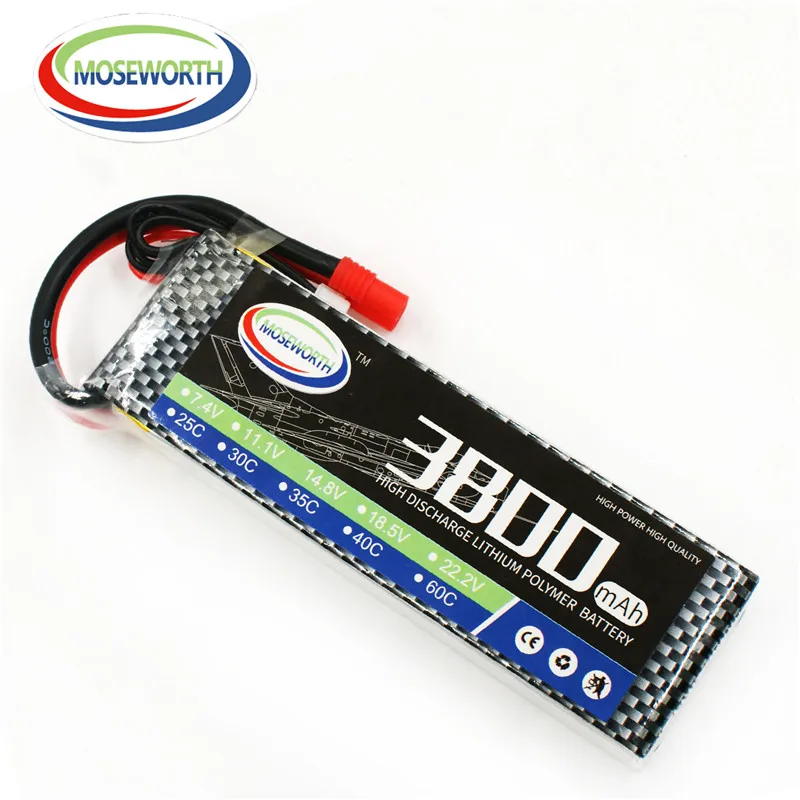 Распродажа акция 2S RC LiPo батарея 7 4 V 1100 1500 2200 3800mAh 30C 40C 60C батареи для самолета