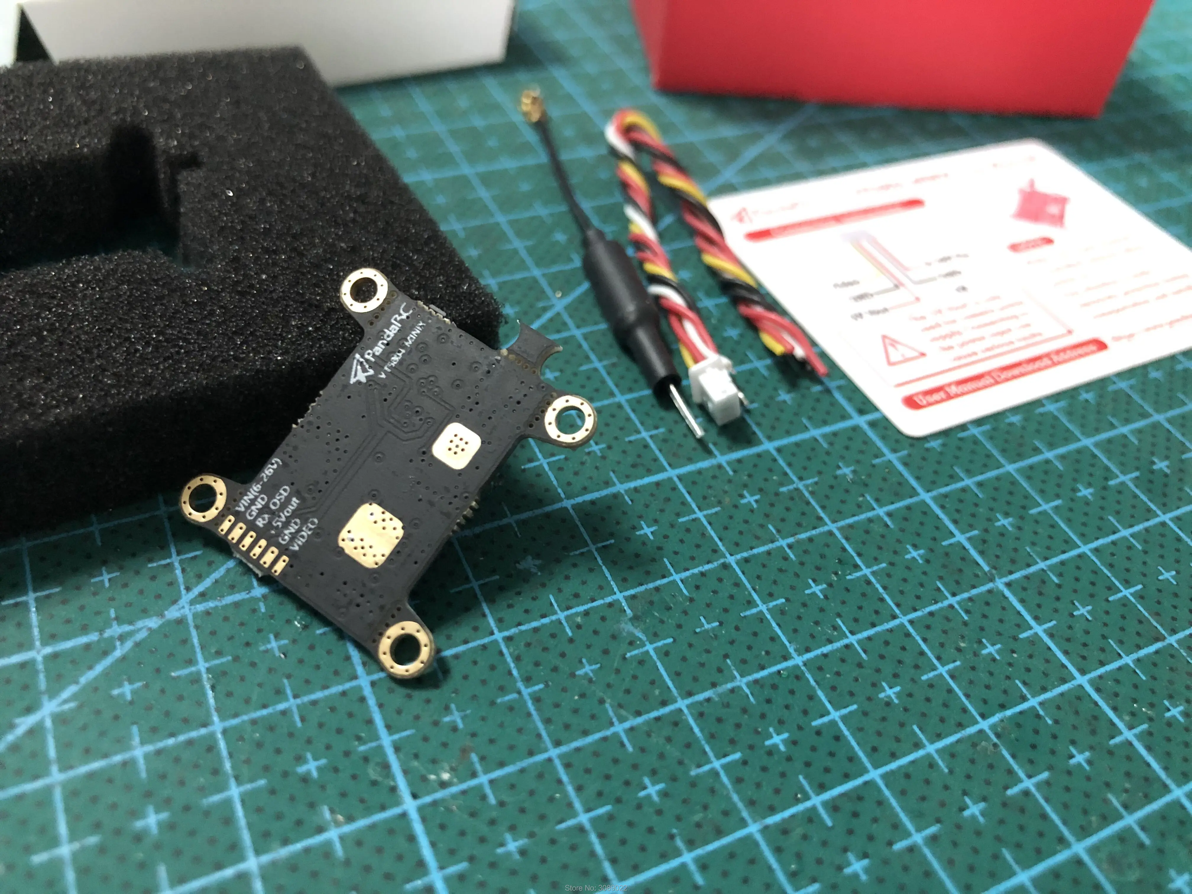 PandaRC VT5804 MINIX 5 8G 400 МВт 6 В 26 в входное напряжение FPV передатчик VTX RC и плата приемника