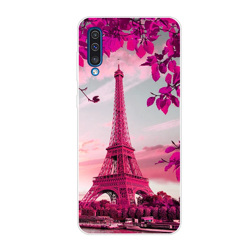 Maroon Чехол для samsung Galaxy A50,, модный Мягкий силиконовый чехол для samsung A30 30 A 50 A505, чехлы для телефонов - Color: Maroon