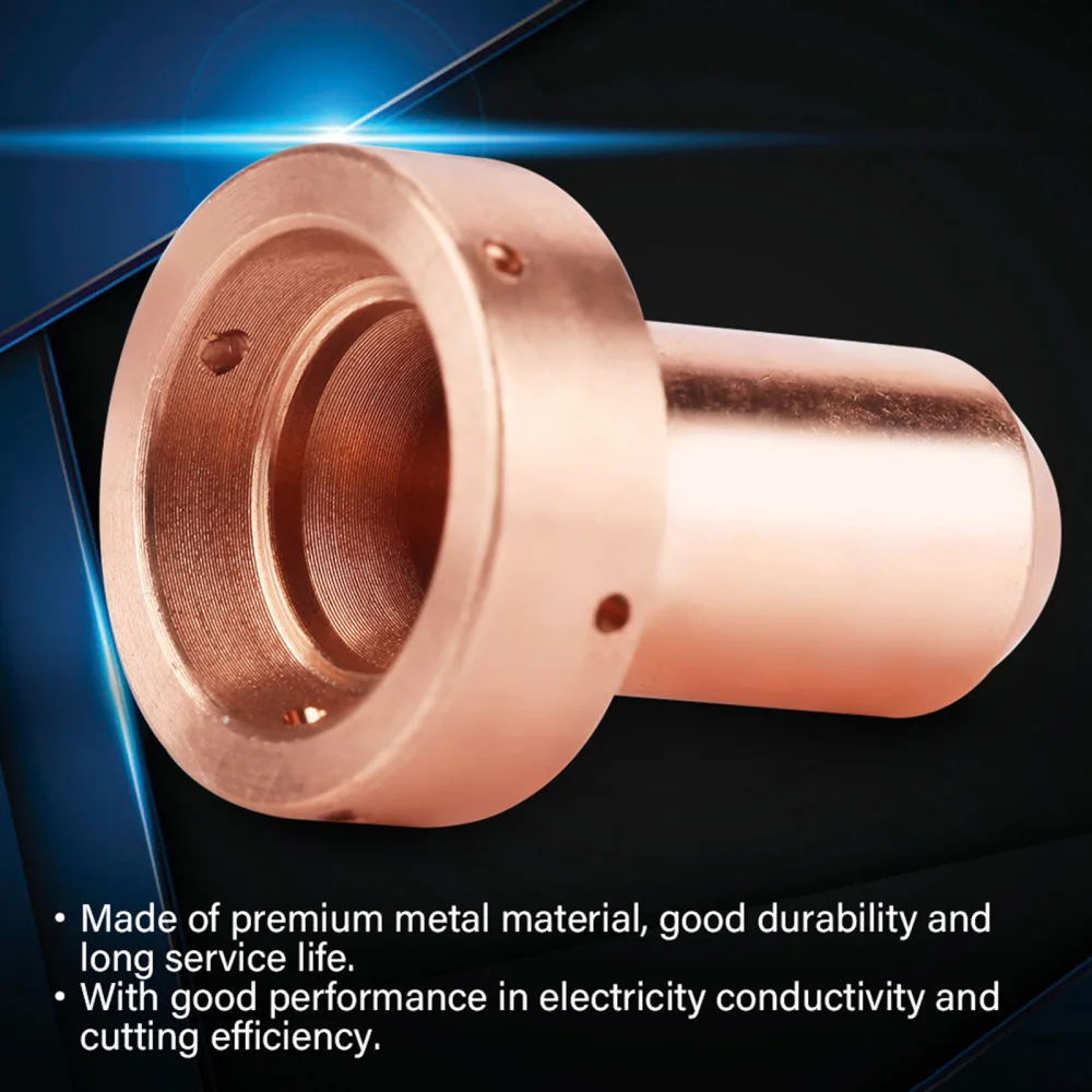 

Plasma Nozzle Shield Deflector Retaining Swirl Ring High Accuracy Good Cutting Efficiency 1 Set Alloy 5pcs Welding Equipment