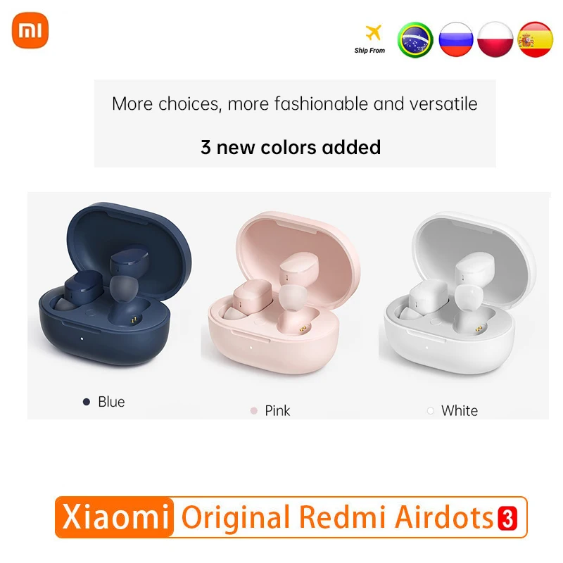 

Беспроводные наушники Redmi AirDots 3, Bluetooth 5,2, TWS наушники-вкладыши Xiaomi AirDots 3, беспроводные наушники-вкладыши с сабвуфером, качество звука с CD-уров...