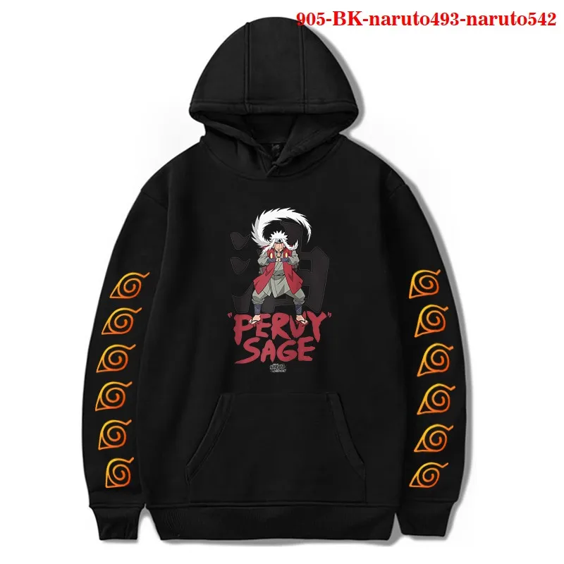 

Jiraiya Print Hoodies Anime Tops Naruto Hoody Men Hoodie Sweatshirts Japanese Pullover Autumn Fashion Women Clothing Casual Tops