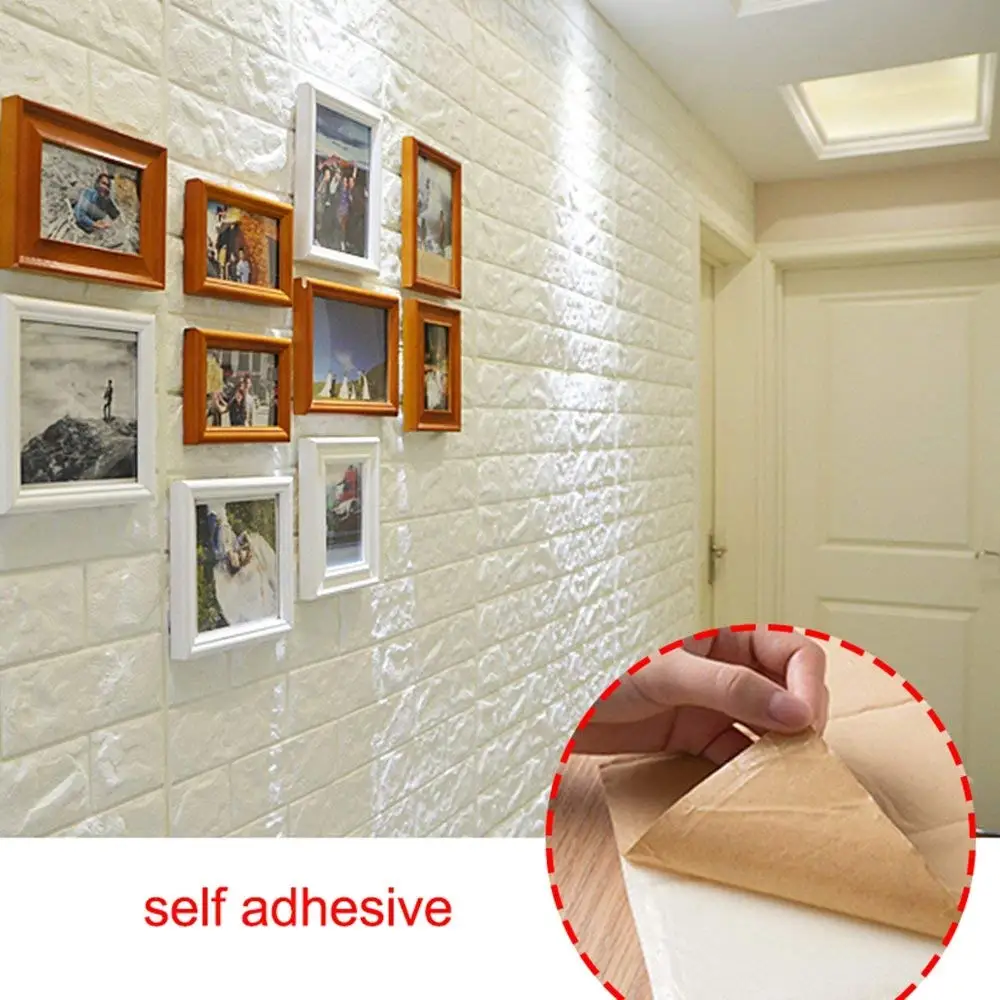 70*77 см хит продаж 3D обои из ПЭ пены DIY настенные наклейки Настенный декор