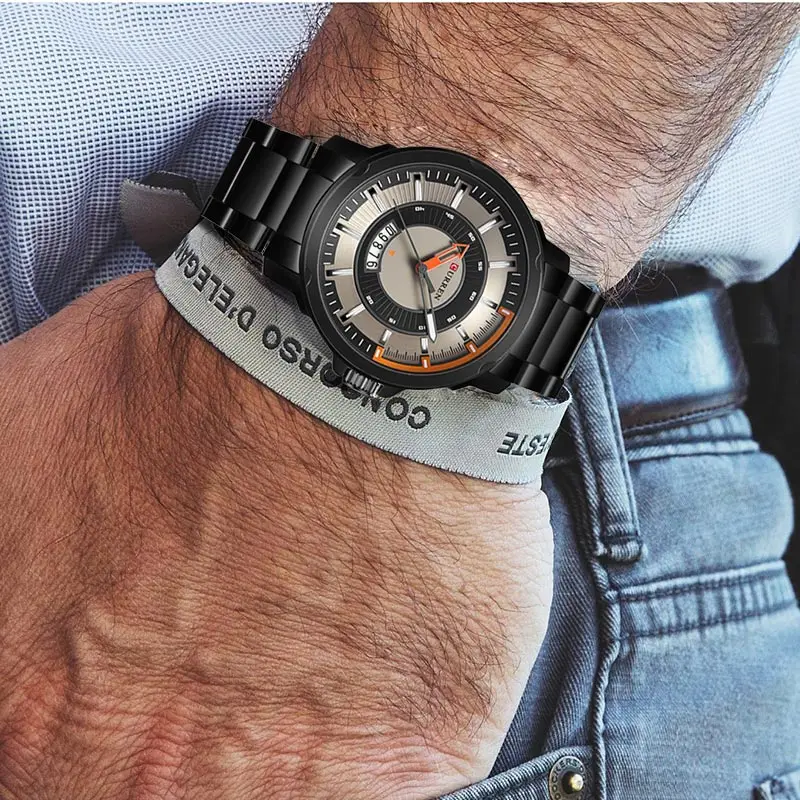 Curren Роскошные спортивные кварцевые часы модные повседневные топовые брендовые