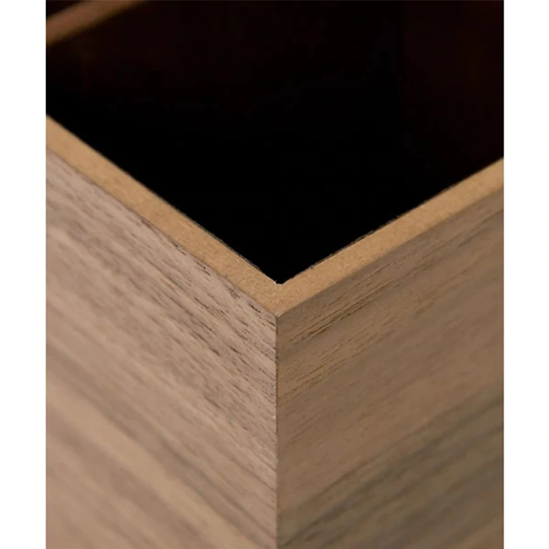 Японский ореховый шпон МДФ деревянная ручка держатель кисти для макияжа