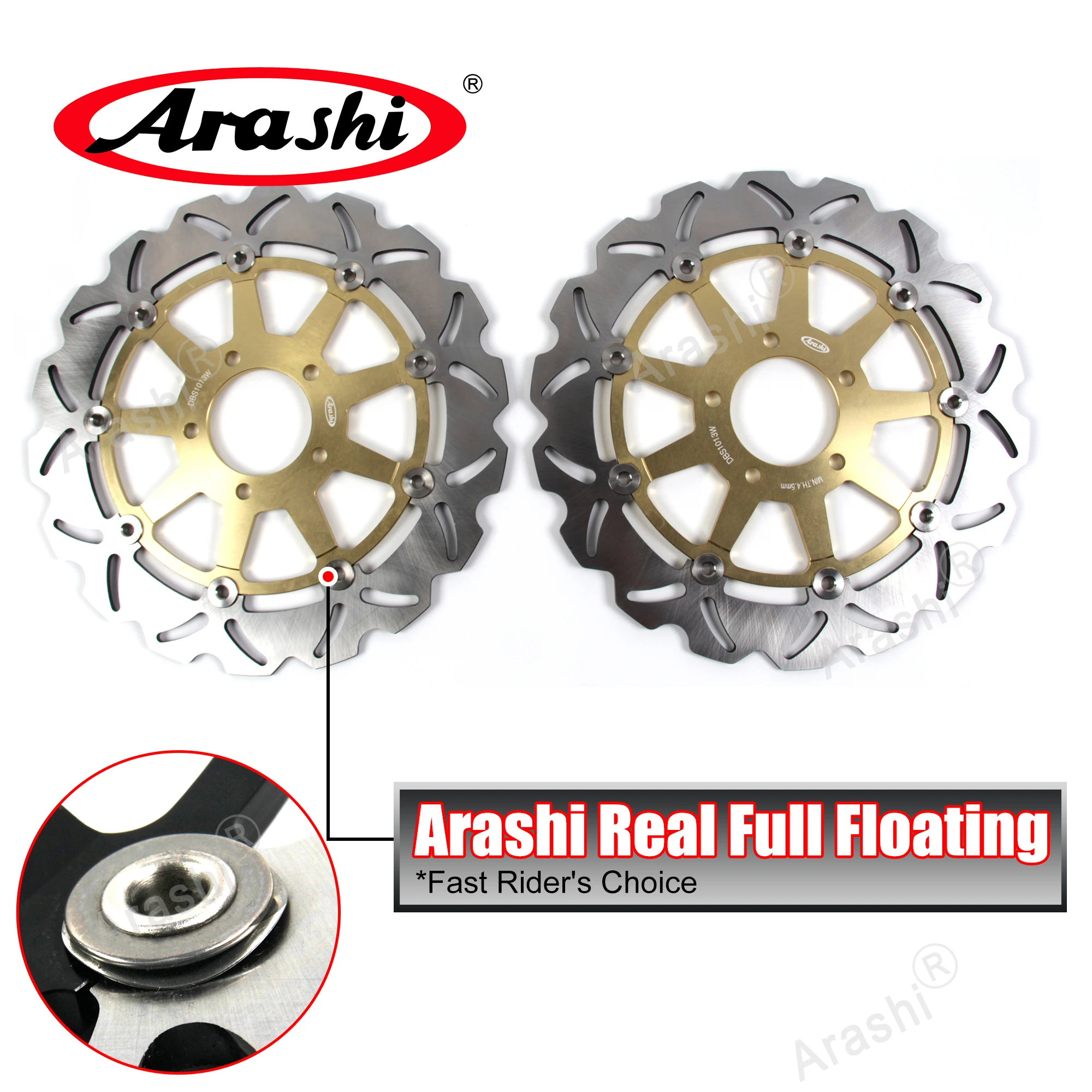 Arashi 2 шт. для SUZUKI TL R 1000 1989-2003 CNC передние тормозные диски роторы TLR TL1000 1998 1999 2000 2001 2002