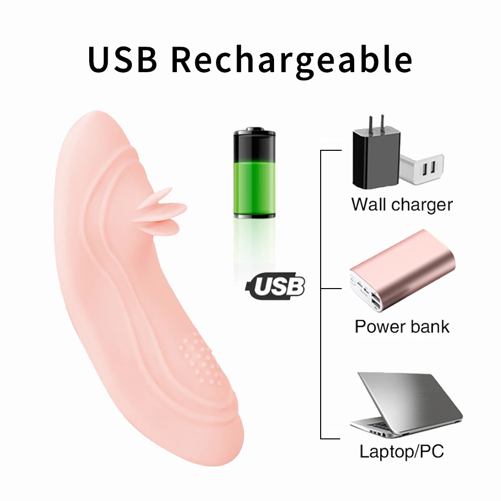 Язык лизание вибратор беспроводной дистанционный носимый Невидимый