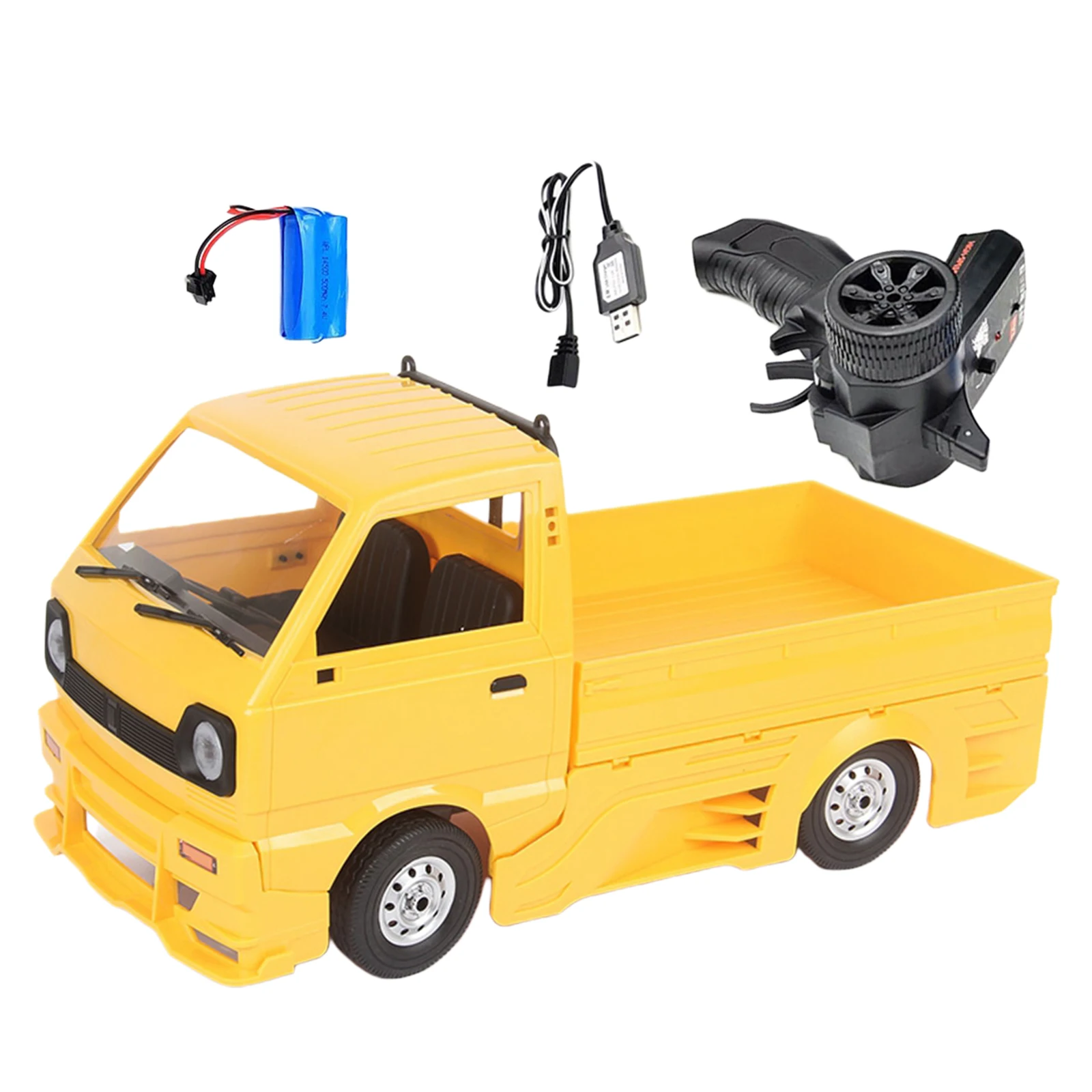 WPL D12 RC грузовик 1/10 2WD Truck матовый 260 Мотор светодиодный светильник игрушки с