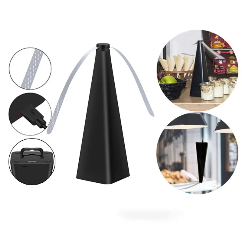 

Food Protector Fly Fan Blade Automatic Fly Destroyer Trap Propellor Table Food Mosquito Fly Repellent Fan Home Insect Killer