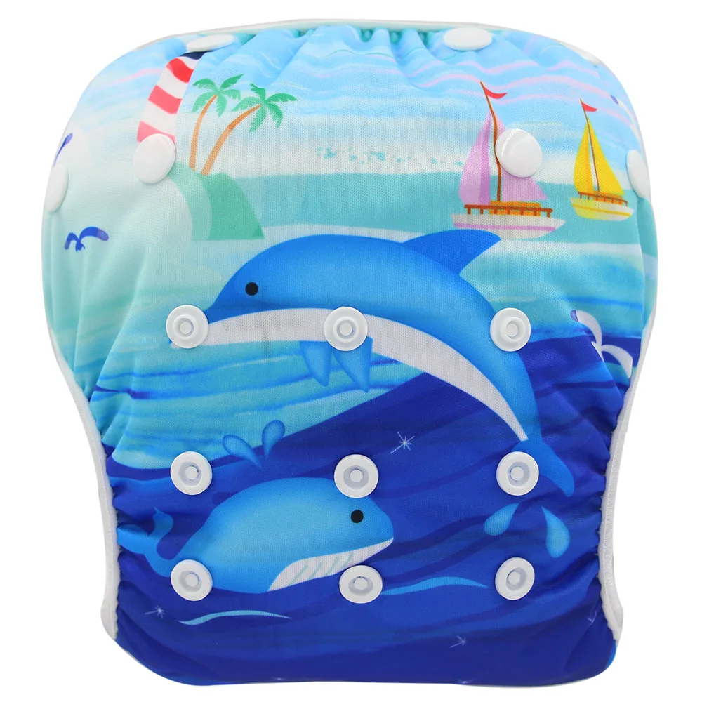 

Ship out within 24 Hours Waterproof Swim Diapers Pool Pants Eco-friendly Baby Swim Diaper Pant Adjustable Size Suit for 3-15KG