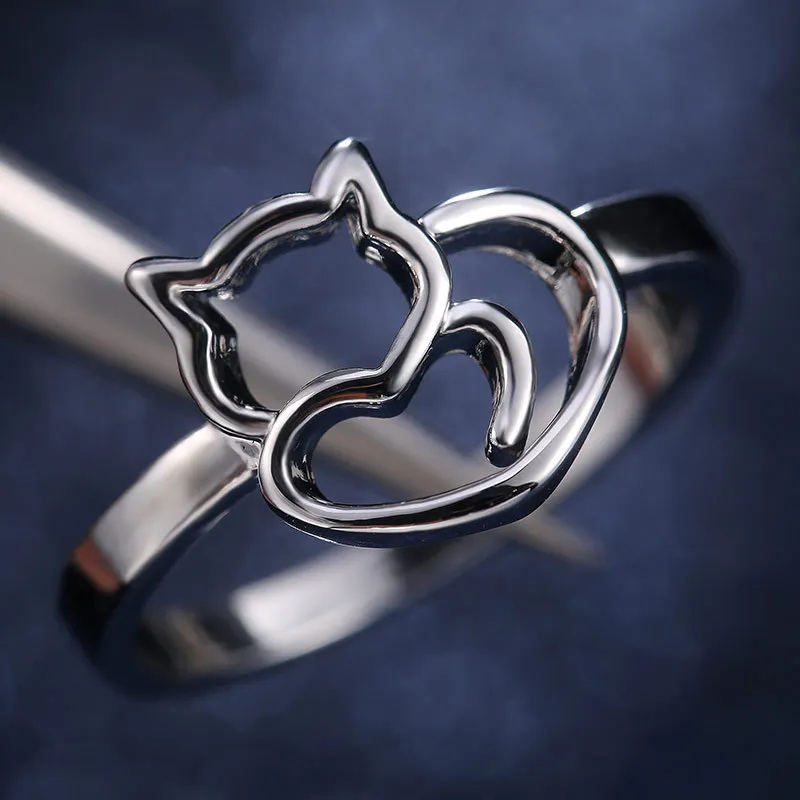 Модные женские Кольца FFLACELL с серебряным покрытием кольца на палец изображением