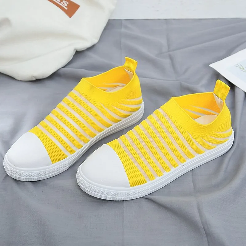 Женские кроссовки коллекция 2019 года сезон лето осень эластичные носки сетчатая