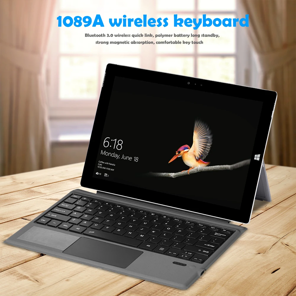 ALLOYSEED мини ультратонкая Беспроводная 3 0 клавиатура для Microsoft Surface Pro 4 5 6 7 игровая