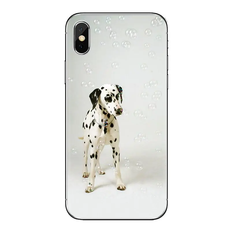 For iPod Touch Apple iPhone 11 Pro 4 4S 5 5S SE 5C 6 6S 7 8 X XR XS Plus Max Silicone Phone Cover Bag Baby Dalmatian puppies Dog |