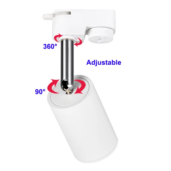 Приглушаемая потолочная лампа светодиодный COB светильник с рельсовой