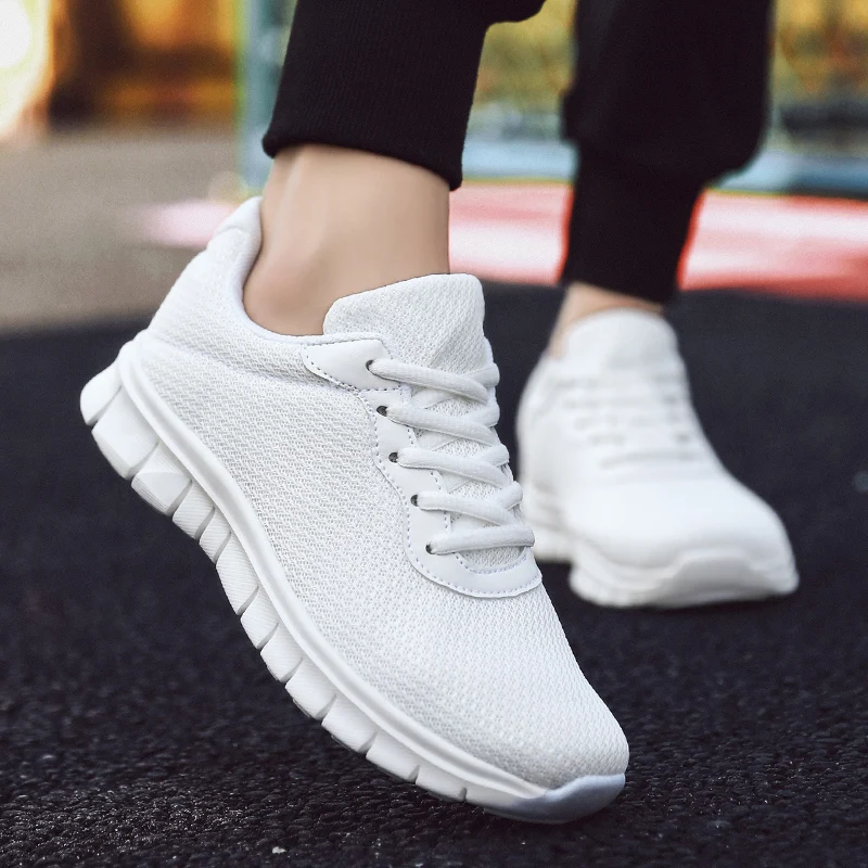 Кроссовки мужские дышащие сетчатые повседневная обувь для ходьбы и тенниса пар