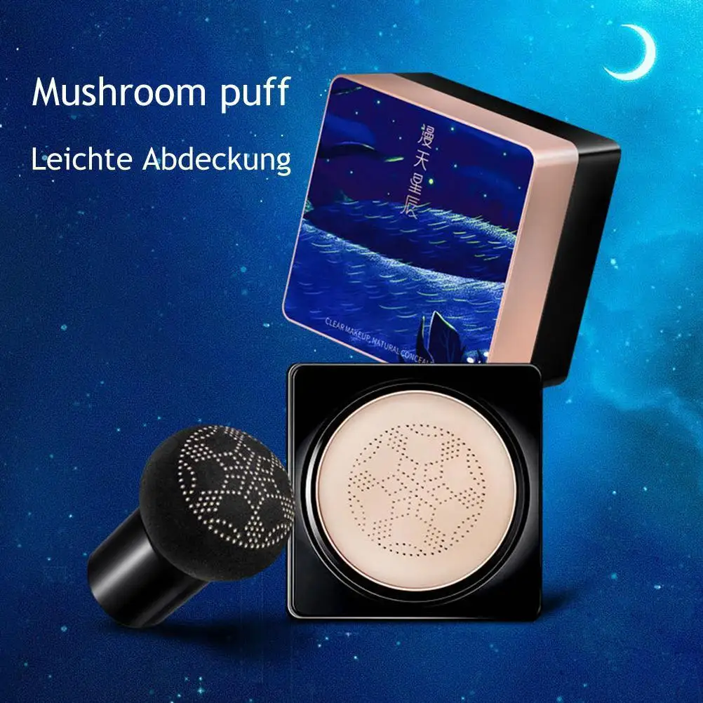 

Mushroom Air Cushion BB Air Cushion Foundation Mushroom Head CC Cream Concealer Waterproof Brighten Face Makeup BB Cream