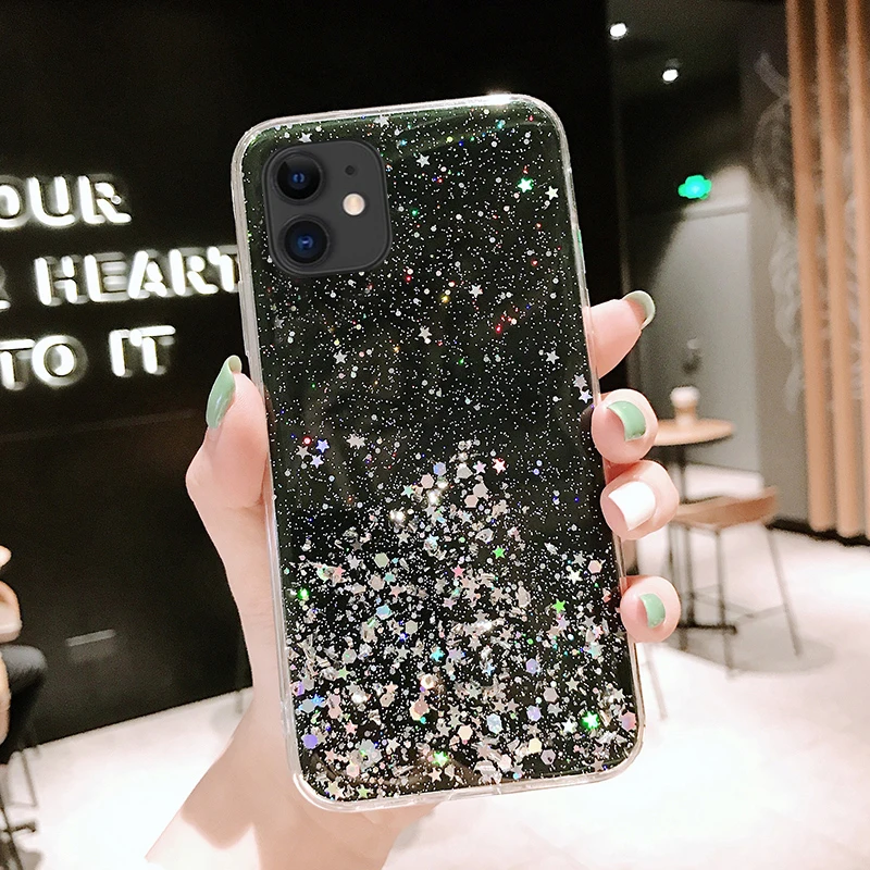 Противоударный блестящий чехол из ТПУ для Samsung Galaxy A10 A20E A40 A70 A20 A30 A50 A51 A71 A50S