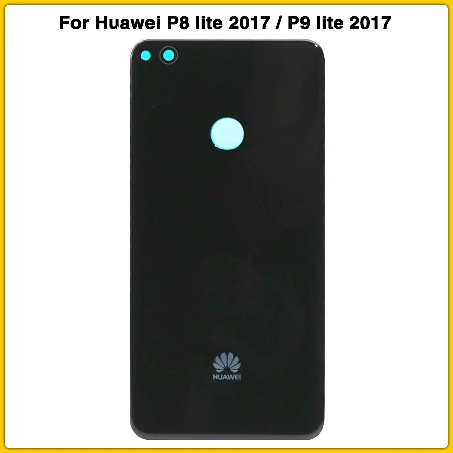 Black Задний корпус чехол для Huawei P8 lite /P9 lite задняя крышка батарейного отсека - Цвет: Black