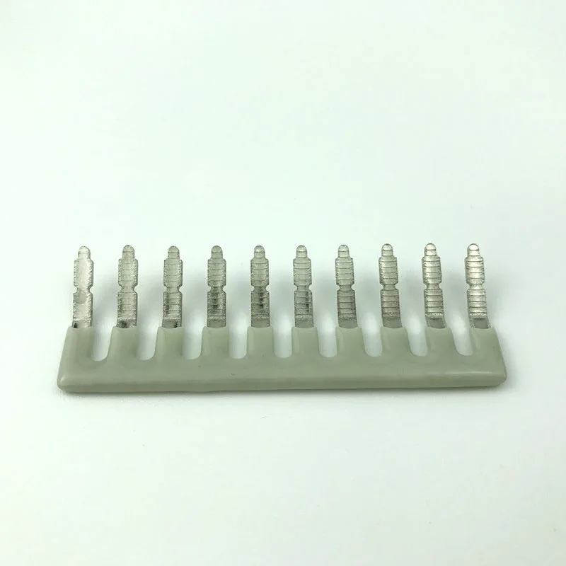 10 pins block JH6-1.5 комбинированная Клеммная колодка комбинированный соединитель кусок направляющей тип напряжения Соединительный ряд - Цвет: 10 pins block