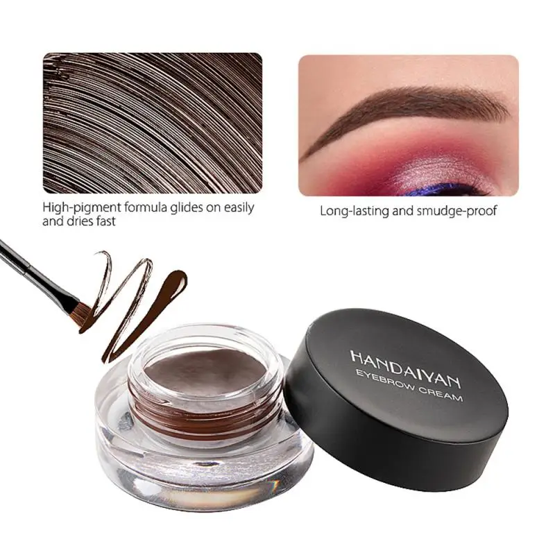 

12 Color Eyebrow Tint Makeup Waterproof Eyebrow Pomade Gel Brow Enhancers Eye Makeup Eye Brow Cream With Brush Cosmetic