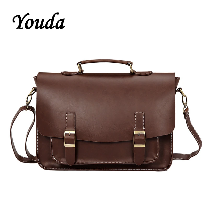 Youda классический ретро стиль сумка деловая Мужская Портфель портативная папка